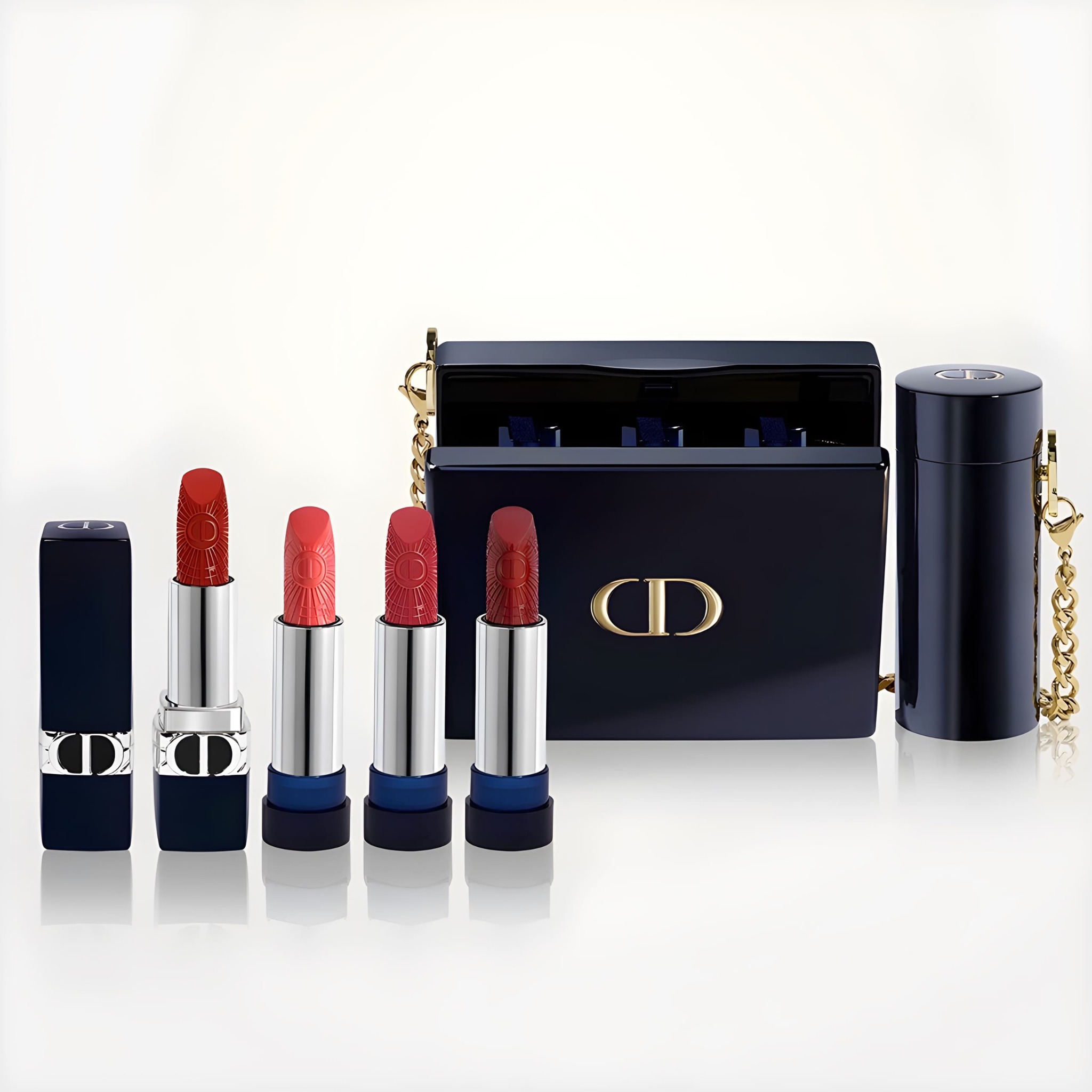 Dior Rouge Minaudière 限定リップセット Rouge Dior Clutch and Lipstick Holder: Limited Edition | DIOR