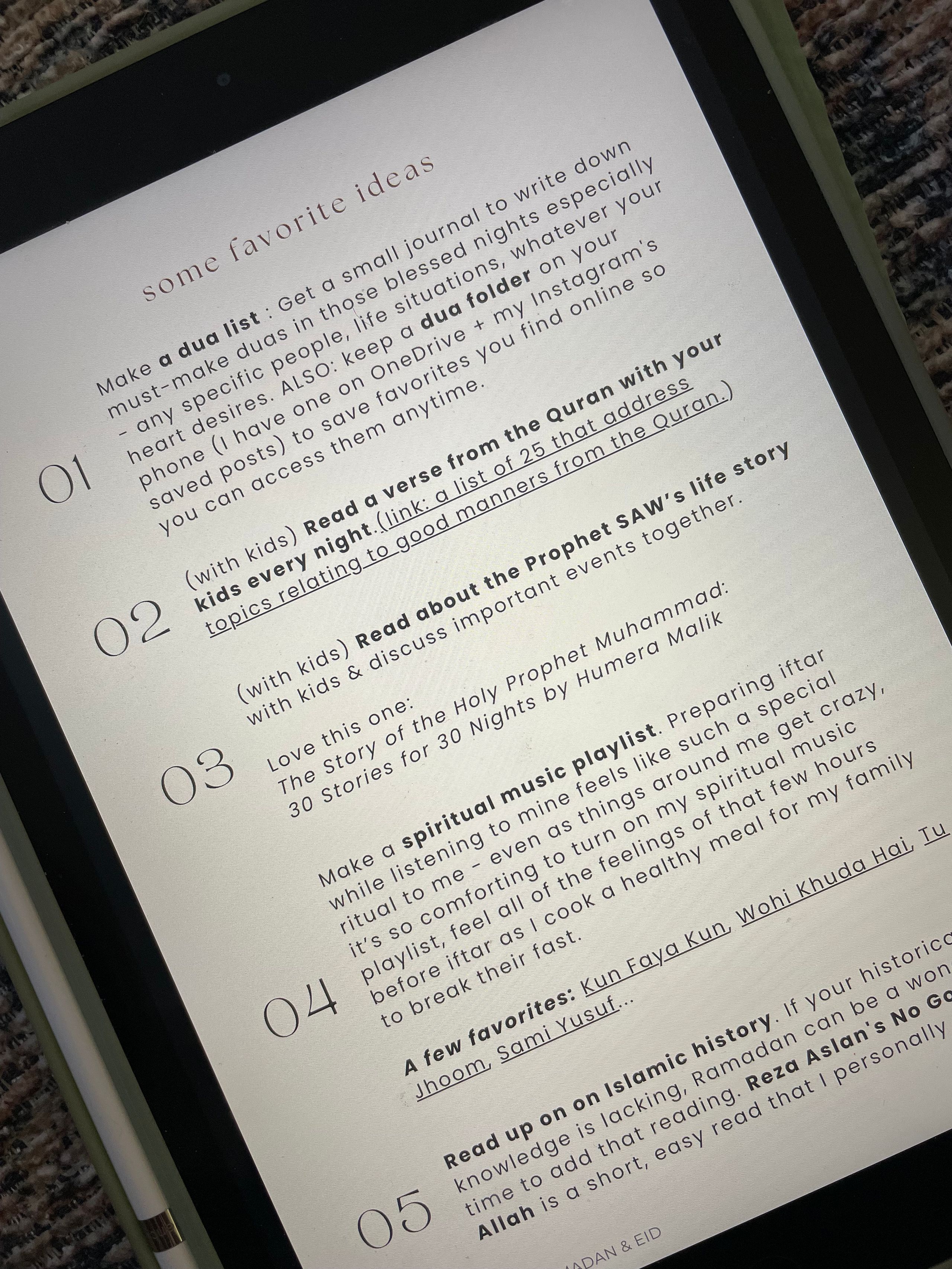 Celebrating Ramadan & Eid - a PDF Guide