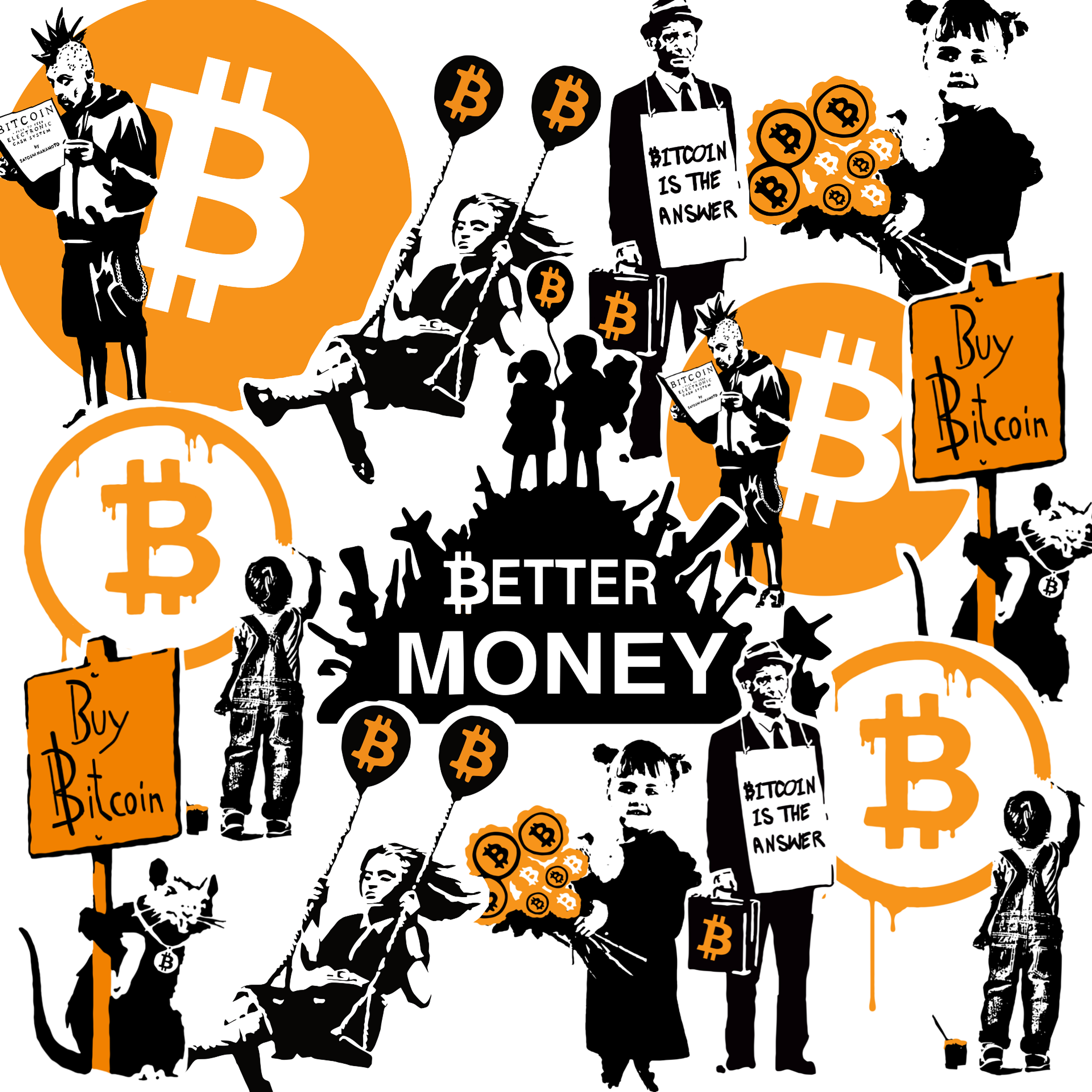 Street Cyber Bonanza 1-4 Posters