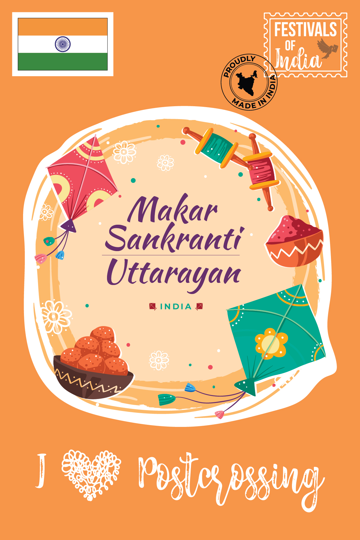 PONGAL: SANKRANTI: UTTARAYAN CARDS - Main Image