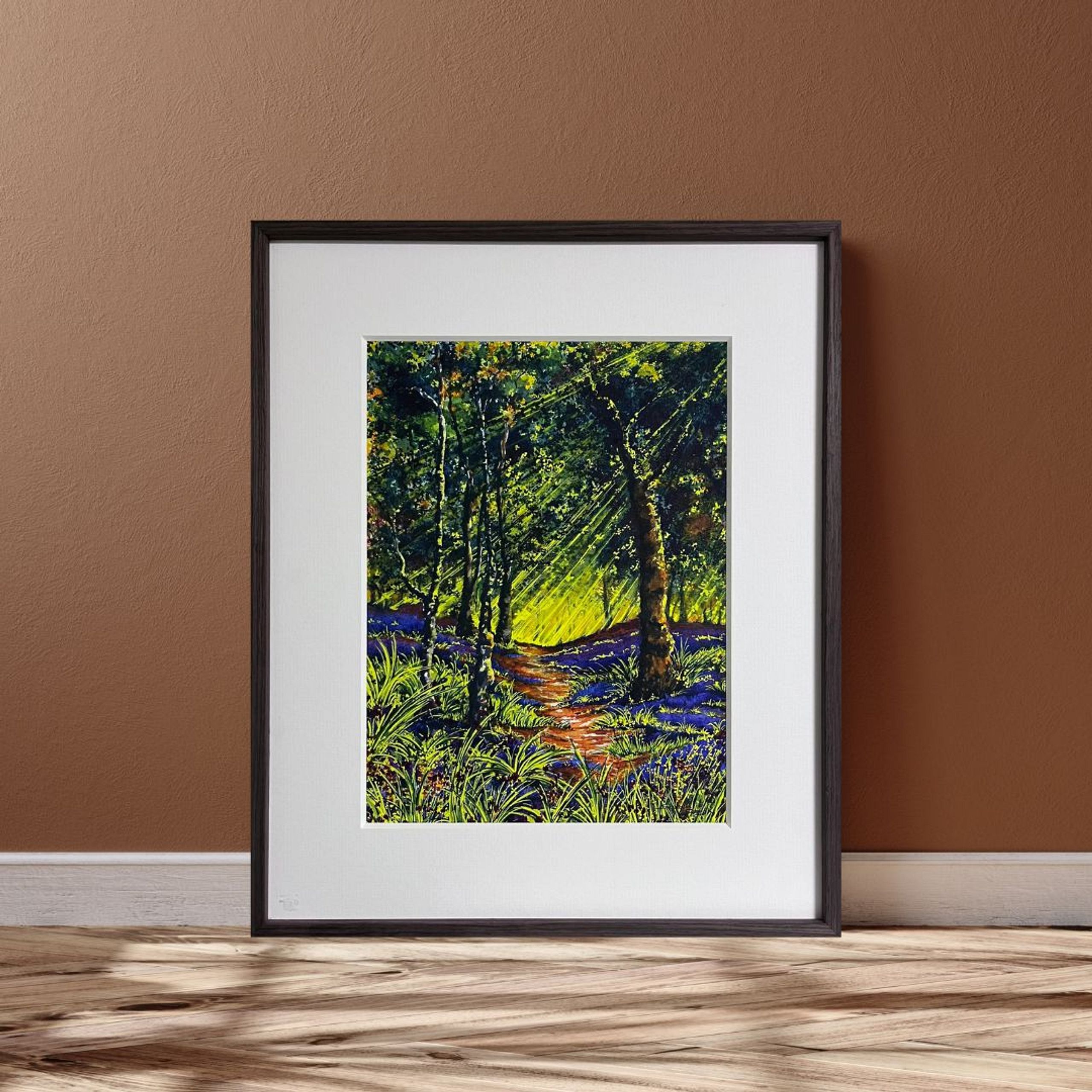 FINE ART PRINT 'English Bluebell Wood'