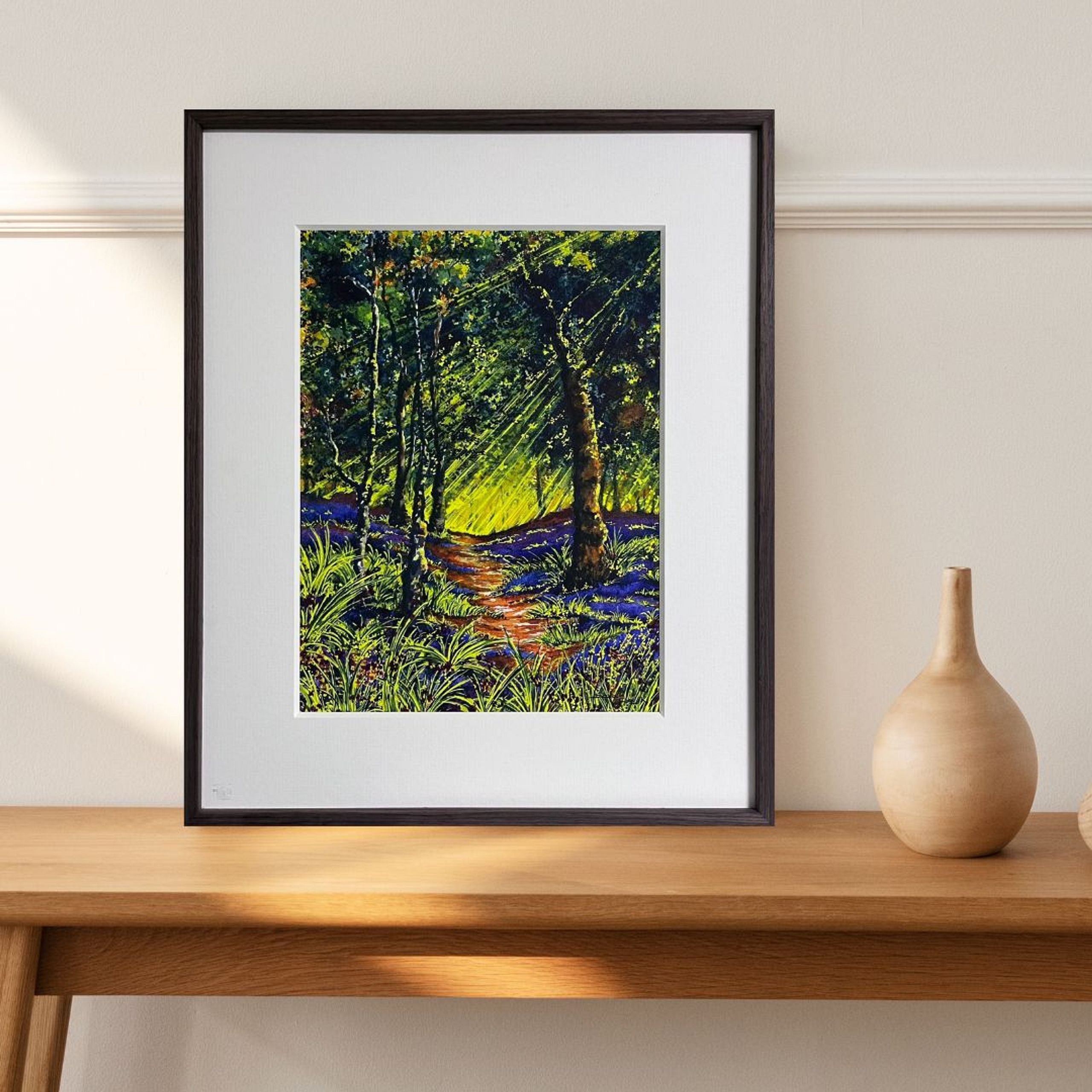 FINE ART PRINT 'English Bluebell Wood'