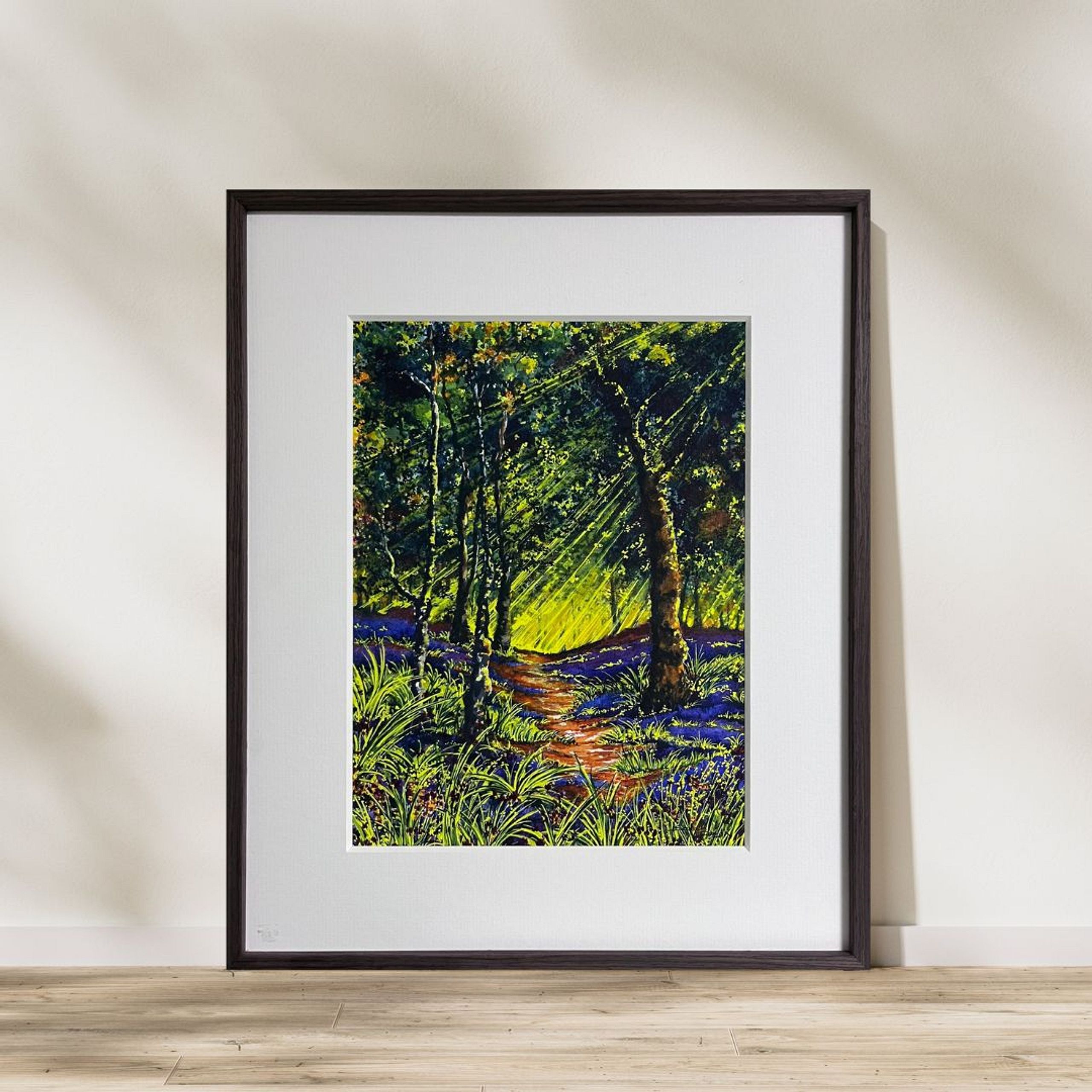 FINE ART PRINT 'English Bluebell Wood'