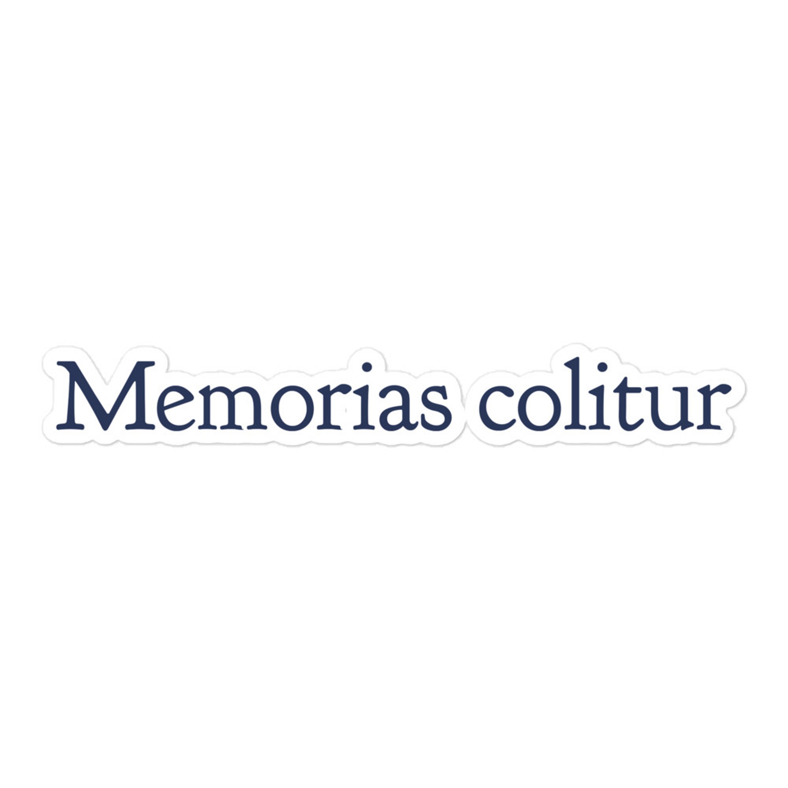 Memorias colitur Sticker