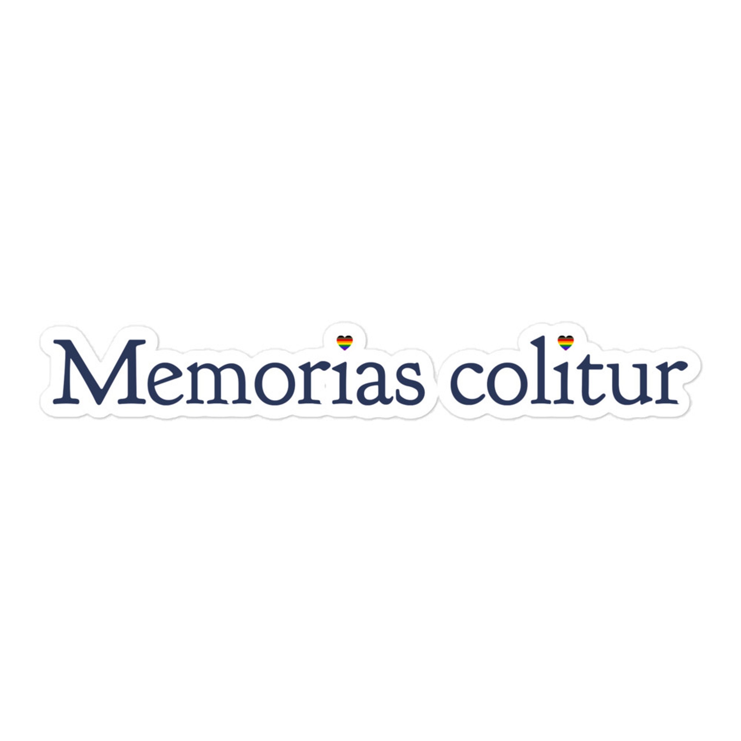 Memorias colitur Rainbow Pride Sticker