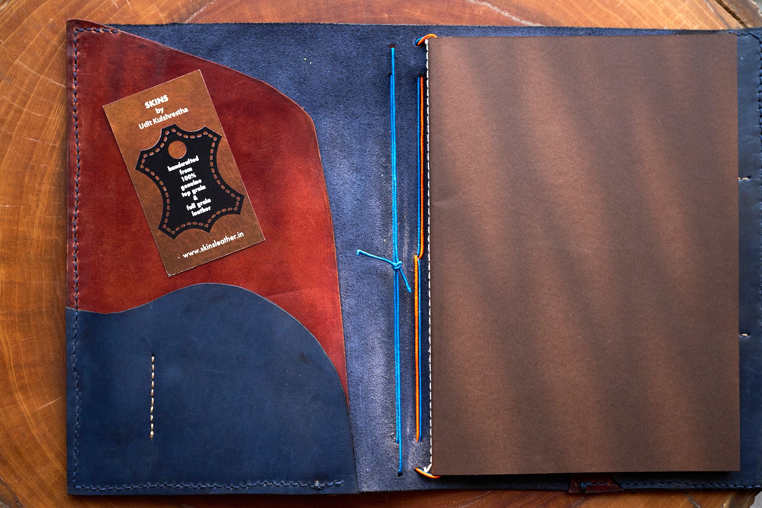 Skins: Nyinu Leather Portfolio Journal - A5